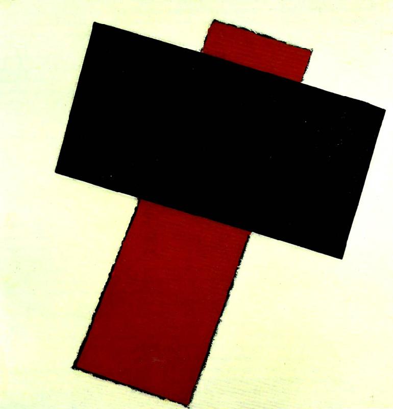 Kazimir Malevich suprematist composition oil painting image